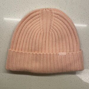 The Arrivals Ribbed Beanie – Blush Pink